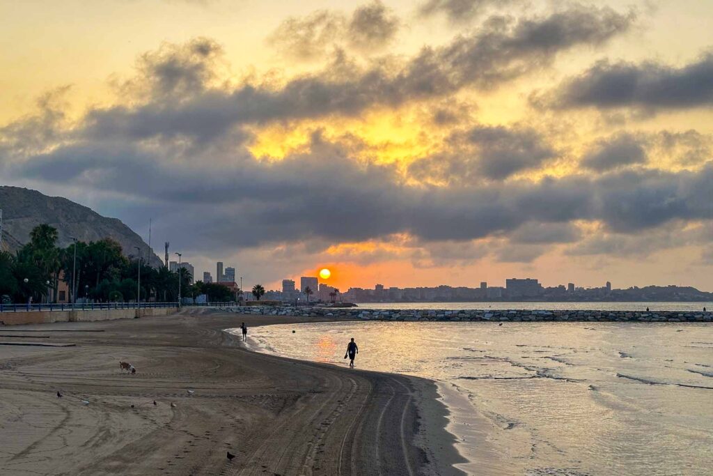 Postiguet beach Alicante Spain